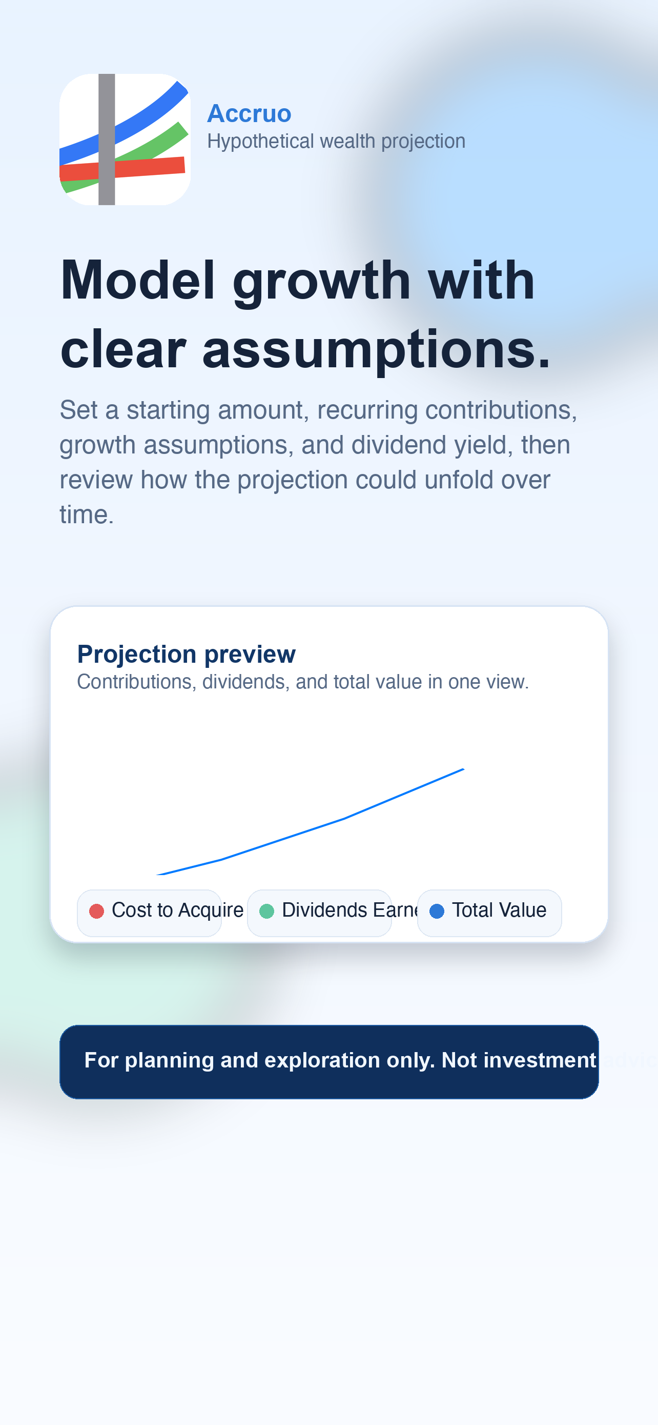 Accruo preview screen 1