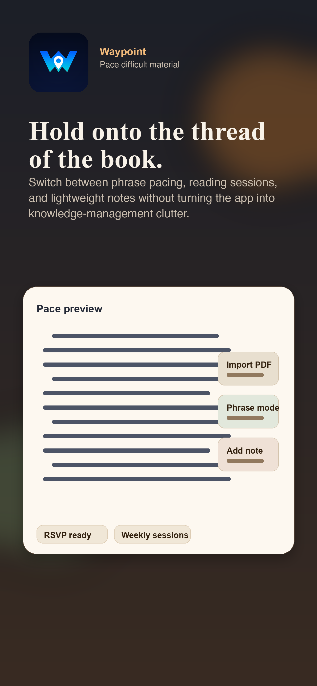 Waypoint preview screen 2